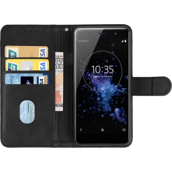 Pouzdro na mobilní telefon TVC WalletCase Sony Xperia XZ2 Premium Barva: Černá
