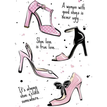 Plakát Plakát, Obraz - Shoe quote, Martina Pavlova