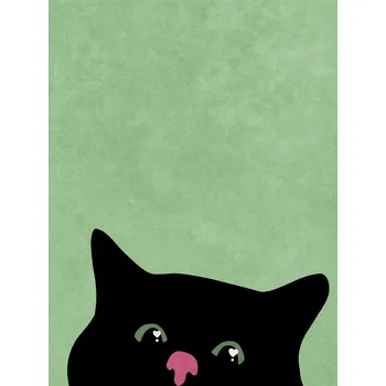 Plakát Plakát, Obraz - Curious cat, Raissa Oltmanns