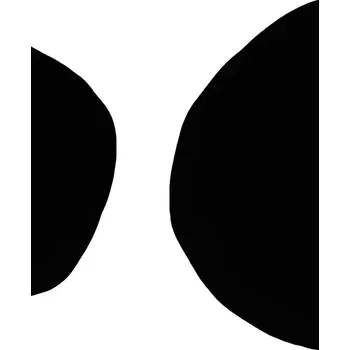 Plakát Plakát, Obraz - abstract black circles, Finlay & Noa