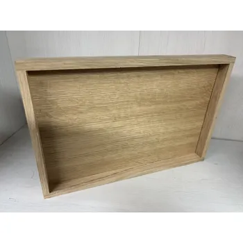 Dřevotéka - Dřevěný dubový podnos - velký 30x20 cm Dřevěný dubový podnos - velký 30x20 cm