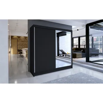 Šatní skříň Skříň Taisa I 180 černá