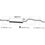 Střední tlumič výfuku ERNST 305075