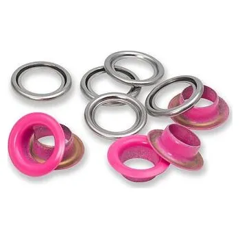 Knoflík Průchodky s podložkou BAREVNÉ 11 mm - PRYM barva růžová