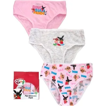 Dívčí spodní prádlo SADA 3 KALHOTKY BING Velikost: 104-110