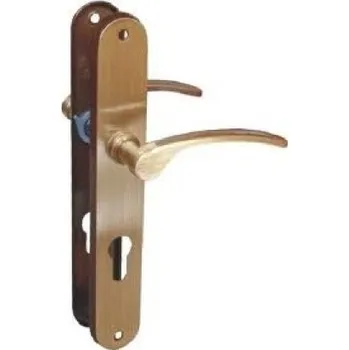 Dveřní kování TS Klika+štít LAURA OGR FAB/90