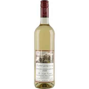 Ryzlink rýnský - červený 2018, pozdní sběr, Vinařství Vondrák Mělník, polosladké