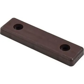 Nábytkové kování TS Kluzák natloukací plast na hřebík, hnědá