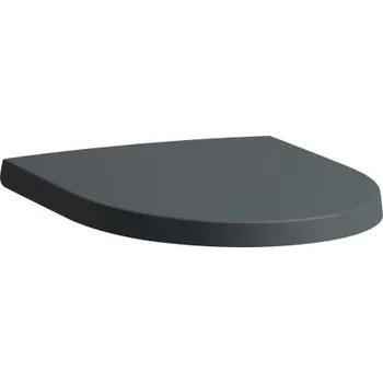 WC sedátko Laufen Moderna S Grafit mat WC sedátko, pozvolné sklápění H8905417580001