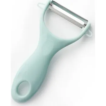 Kuchyňská škrabka Keramický loupák na ovoce a zeleninu | škrabka - modrý