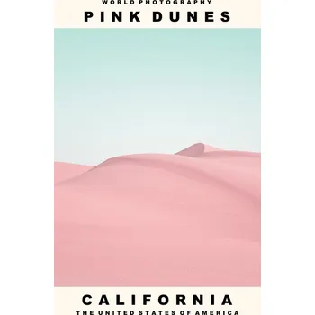 Plakát Plakát, Obraz - Pink Dunes (California, USA)