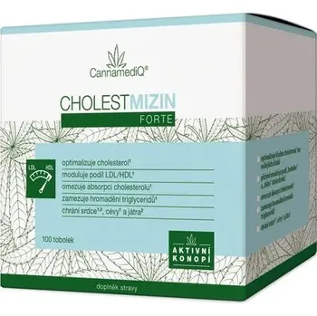 Přírodní produkt CannamediQ Cholestmizin Forte 100 tob.