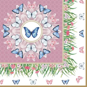 Papírový ubrousek Easy Life, Itálie Easy Life - Papírový ubrousek Spring Parade 20 ks - 33×33 cm Velikost: 33x33