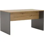 Kondela Psací stůl, grafit / dub artisan, RIOMA NEW TYP 16