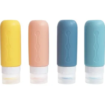KUFRYPLUS Cestovní silikonové lahvičky 90 ml XND14, sada 4 ks