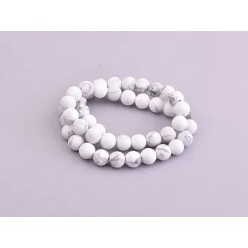 Drahý kámen Magnezit/howlit matný 8mm