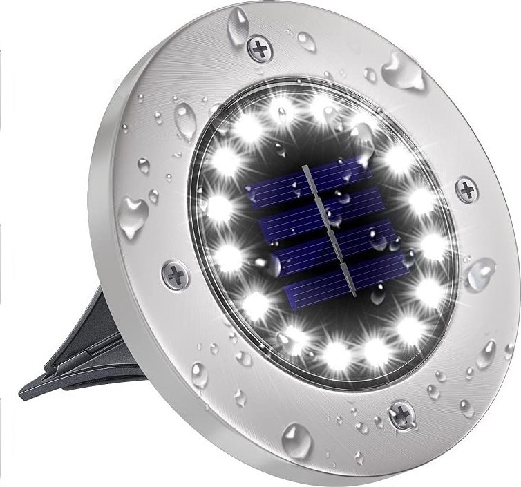 Bezdoteku LEDsolar 16Z venkovní světlo k zapíchnutí do země 1 ks, 16 LED, bezdrátové, iPRO, 1W, studená barva