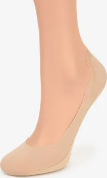 Dámské ponožky Marilyn Tělové balerínkové ponožky se silikonovým pásem Comfort Low - dvojbalení béžová 38/41