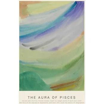 Plakát Plakát, Obraz - The Aura of Pisces (Astrology, Spirituality & Zodiac Series)