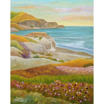 Plakát Plakát, Obraz - Prairie By the Sea, Angeles M. Pomata