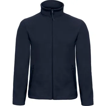 Pánská mikina B&C Pánská bunda micro fleece Velikost: 4XL, Barva: námořní modrá