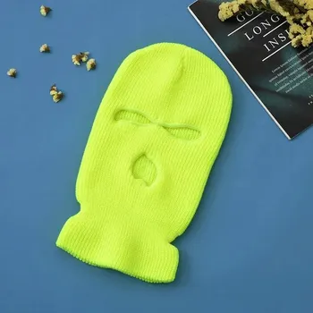 Kukla Unisex obličejová kukla pro lyže a outdoor - žlutá