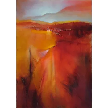 Plakát Plakát, Obraz - Red land, Annette Schmucker