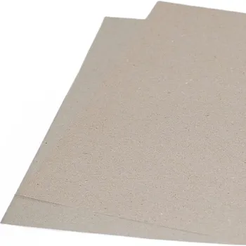 Obalový materiál Strojní lepenka šedá - 500g/m2, 800x1200 mm, proložková