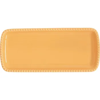 Talíř Servírovací obdélníkový talíř Tiffany Yellow žlutá