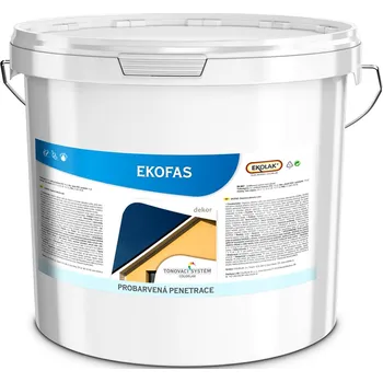 barva na zeď Colorlak EKOFAS E0204 Barva: bílá, Balení: 5 kg