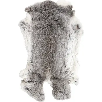Koberec Šedá králičí kůže Rabb - 40*30*2cm