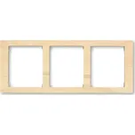 ABB TIME ARBO Rámeček trojnásobný vodorovný, přírodní javor