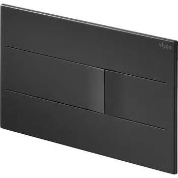 Splachovací tlačítko Viega Prevista ovládací deska nerez / černošedá Visign for More 201 model 86211