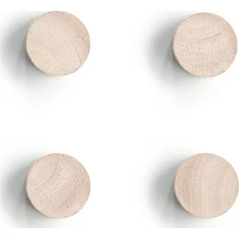 Příbor Zeller Dřevěné magnety, 4 ks, O 2,2 cm