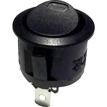 vypínač TRU COMPONENTS 700274 kolébkový spínač R13-112L B/B RED 3V 250 V/AC 6 A 1x vyp/zap s aretací 1 ks