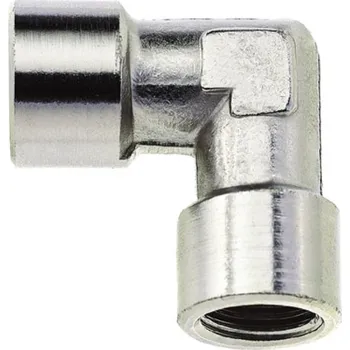 Fitinka TS Koleno G3/8" vnitřní závity, poniklovaná mosaz
