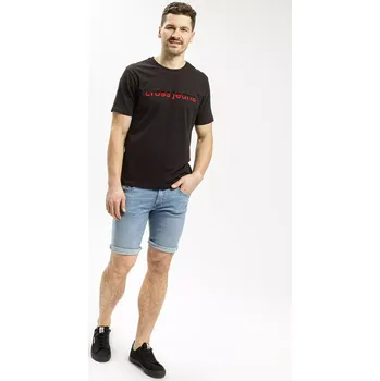 Pánské jeans kraťasy CROSS JEANS Jim A550-016 Velikost: W28