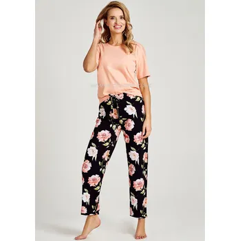 Dámské pyžamo TARO Dámské pyžamo Margot3097 Barva: ss41-marhuľová, Velikost: M