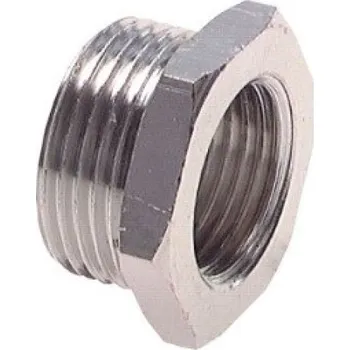 Fitinka TS Redukce G1/2" vnější - G1/8" vnitřní, poniklovaná mosaz