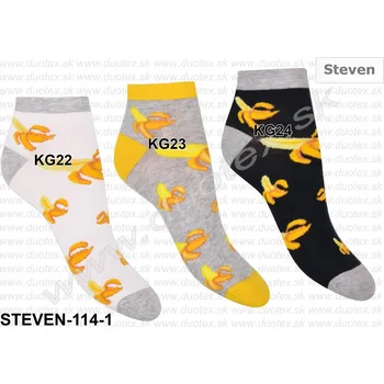 Dámské ponožky STEVEN Kotníkové ponožky Steven-114-1 Barva: KG22, Velikost: 38-40(25-26)