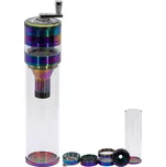 Remo 11537 Drtič tabáku mlýnek 5x kov+sklo+plast ∅ 5cm