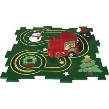 autodráha Puzzle dráha vláček – CAB Toys