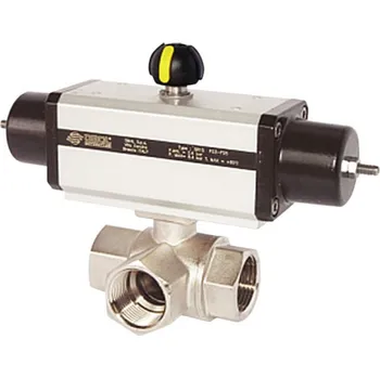 Vodovodní kohout Omal Kohout V153L+pneupohon SR 3/8"