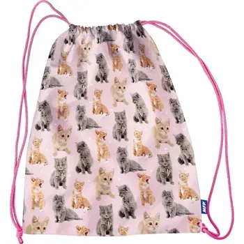 Kabelka Pytlík - batůžek na přezůvky Kočky, 30 x 39 cm (Batohy na papuče s kočkou)