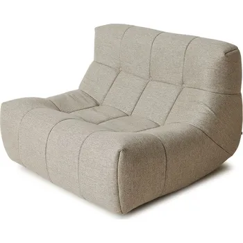 Zahradní lehátko Přírodní venkovní pěnové lehátko Lazy Lounge - 105*105*75 cm