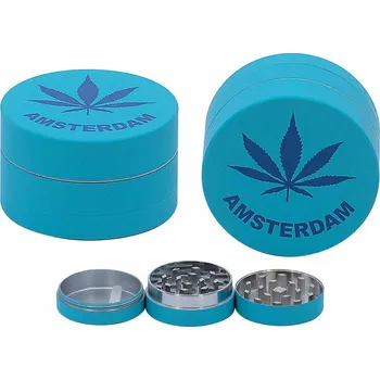 Remo 11409 Drtič tabáku Amsterdam Blue 3x kov ∅4cm