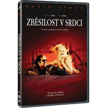 DVD film Zběsilost v srdci (1990) DVD