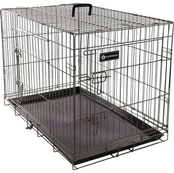 Pro psa Klec pro psy FLAMINGO Ebo Taupe 92x56x64cm (2 dveře)