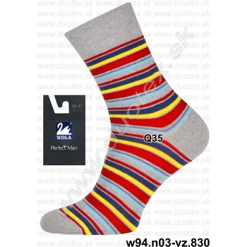 Pánské ponožky WOLA Pánské ponožky w94.n03-vz.830 Barva: Q35, Velikost: 39-41(26-27)
