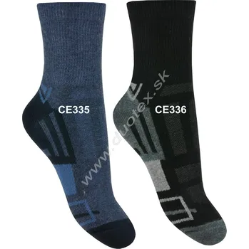 STEVEN Dětské ponožky Steven-014CH-335 Barva: CE336-čierna, Velikost: 26-28(17-18)